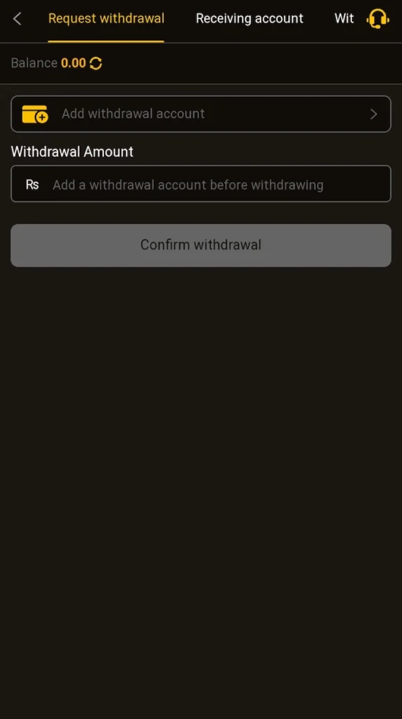 666PK Game withdrawal screen for transferring wallet earnings to Easypaisa or JazzCash.